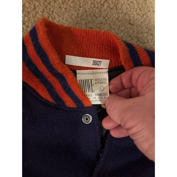 Vintage Howe Athletic Varsity Jacket Men’s Large 26x27 - Picture 5 of 5